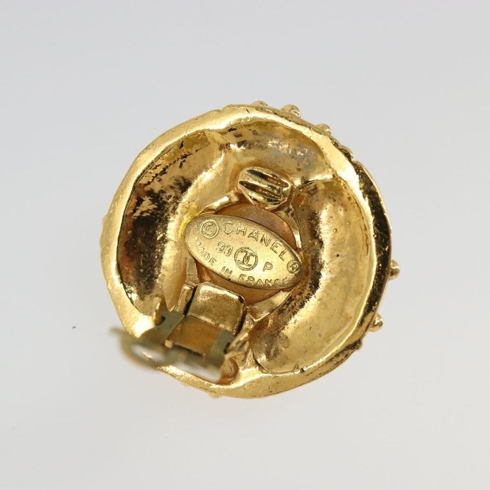 Chanel CC Earring Gold - Picture 6 of 9